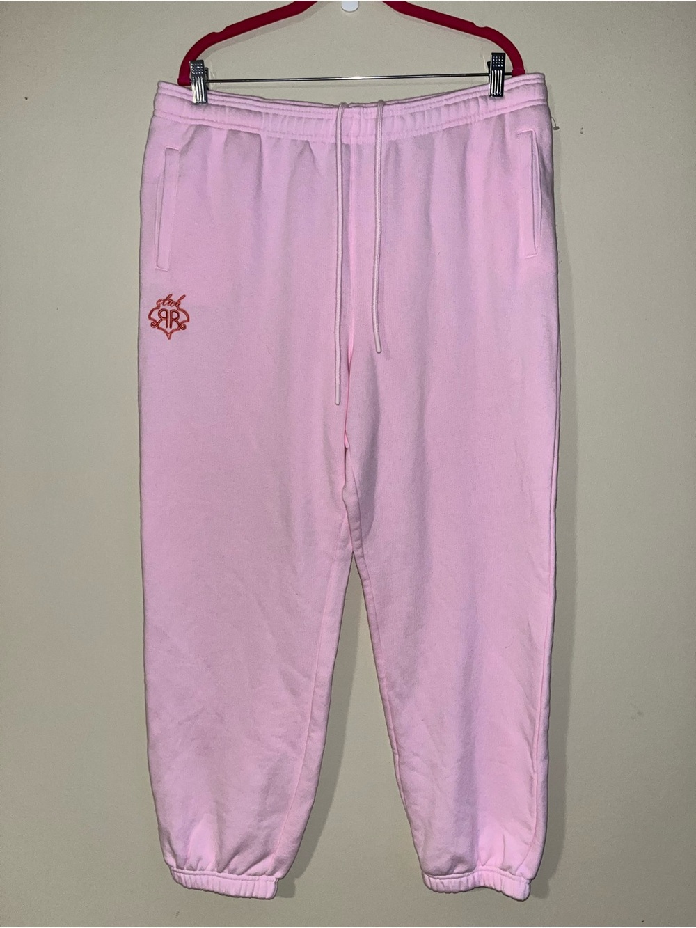Roller Rabbit Light Pink Cozy Sweatpants XL NWOT